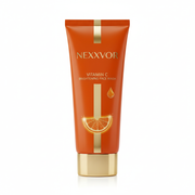 NEXXVOR Vitamin C Brightening Face Wash premium orange gold tube packaging